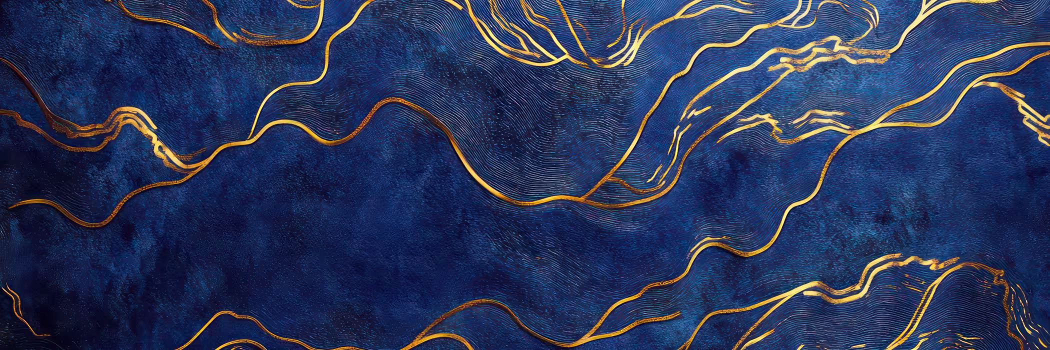 Abstract gold art