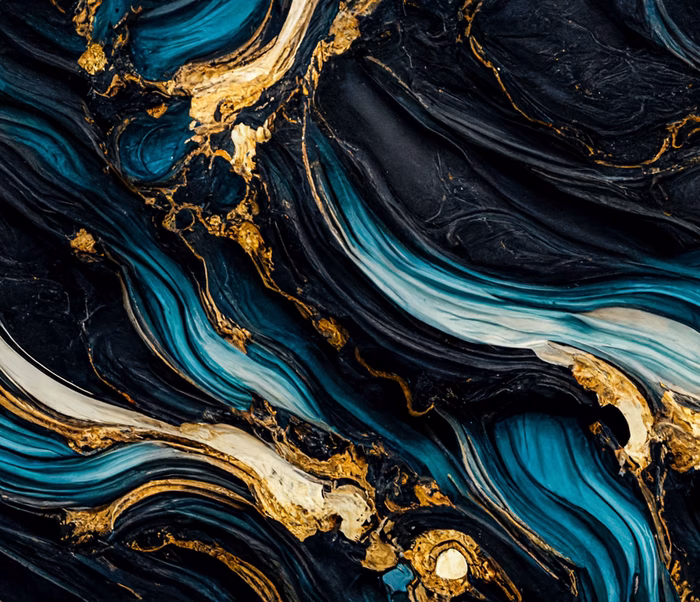 Abstract liquid art form